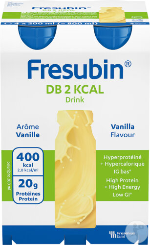 Fresubin DB 2kcal Boisson Vanille 4x200ml