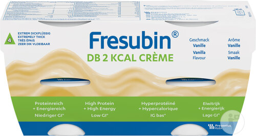Fresubin DB 2kcal Crème Vanille 4x125g