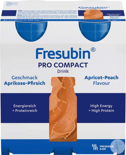 Fresubin Pro Compact Pêche-Abricot 4x125ml
