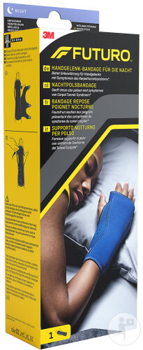 Futuro Bandage Repose-Poignet Nocturne Ajustable 1 Pièce