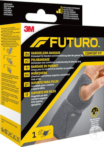 Futuro Comfort Fit Bandage Poignet Réglable 1 Pièce