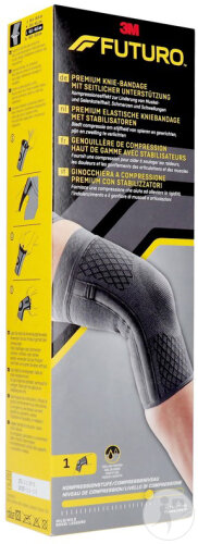 Futuro Genouillère De Compression Haut De Gamme Avec Stabilisateurs Taille XL 1 Pièce