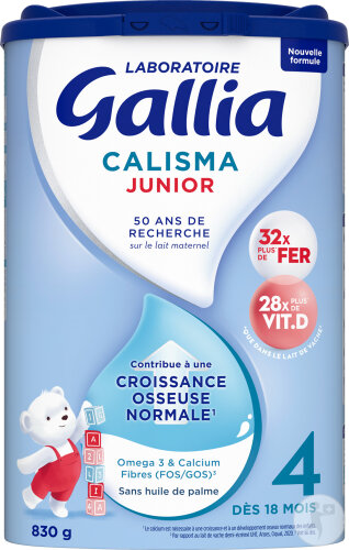 Gallia Calisma Junior 4 Dès 18 Mois Pot 830g