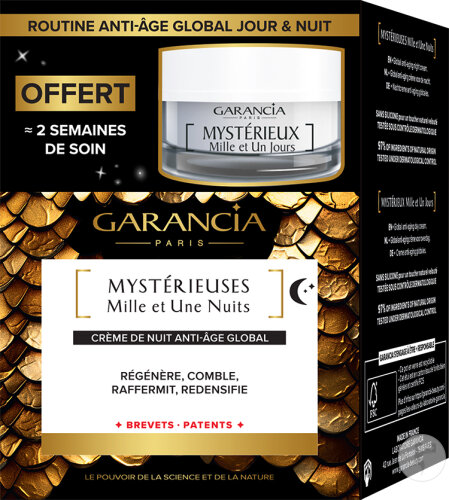Garancia Pack Mystérieux Crème Nuit 30ml + Mini Jour 10ml