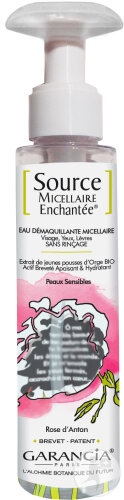 Garancia Source Micellaire Enchantée Rose D'Antan Eau Démaquillante Micellaire 4 En 1 Flacon 100ml