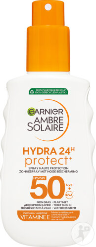 Garnier Ambre Solaire Spray Lait Solaire Hydra Protect Vitamine E IP50 150ml