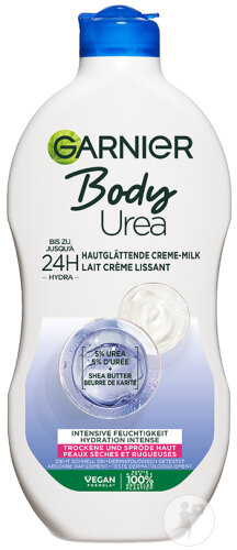 Garnier Body Urea Lait Corps Urée 5% + Beurre De Karité Peaux Très Sèches 400ml