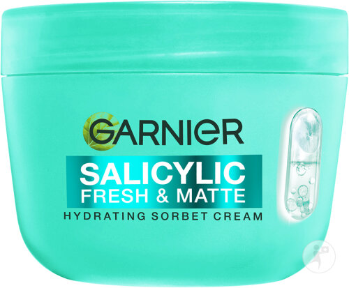 Garnier Salicylic Fresh & Matte Crème Hydratante Sorbet Pot 85ml