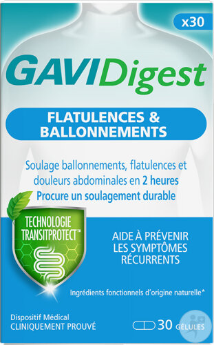 Gavidigest Flatulences & Ballonnements 30 Comprimés