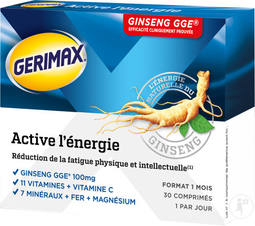 Gerimax Active Energie 30 Comprimés