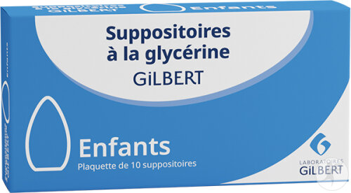Gilbert Suppositoires À La Glycérine Enfants 10 Pièces