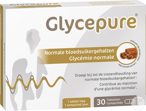 GlycePure Glycémie 30 Comprimés