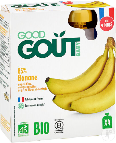 Good Goût Banane Dès 4 Mois 4x85g