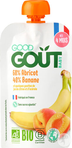 Good Goût Banane Abricot Dès 4 Mois 120g