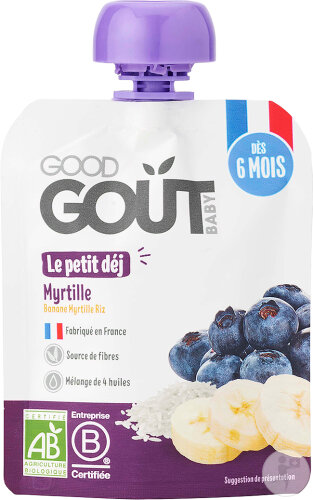 Good Goût Petit Déj Myrtille Dès 6 Mois 70g