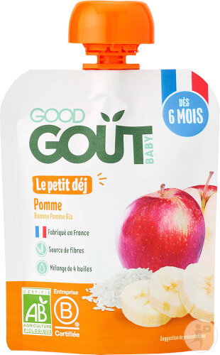 Good Goût Petit Déj Pomme Dès 6 Mois 70g