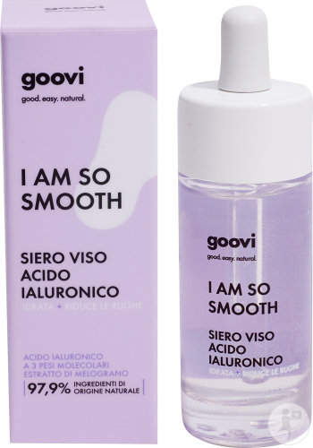 Goovi I Am So Smooth Sérum Visage À L'Acide Hyaluronique Flacon-Pipette 30ml