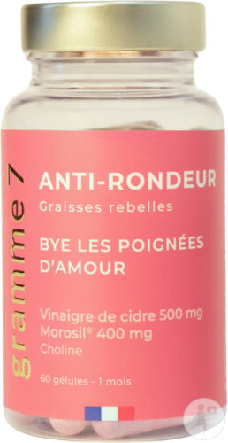 Gramme7 Morosil 400mg Brûle Graisse Puissant Vinaigre De Cidre/Choline Perte De Poids 60 Gélules