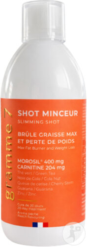 Gramme7 Morosil 400mg Carnitine Brûle Graisse Max Et Perte De Poids Cure Booster 20 Jours 20 Doses