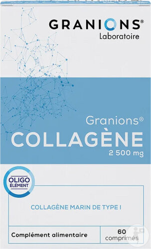 Granions Collagène Marin 2500mg Complément Alimentaire 60 Comprimés