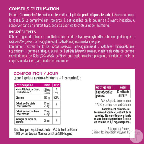 Capteur De Graisse Bio Aroma-Zone - 90 Gélules Nopal - Complément Minceur Naturel Neuf