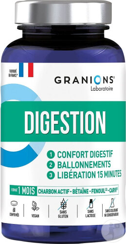 Granions Digestion Confort Digestif/Ballonnements Format 1 Mois 60 Comprimés