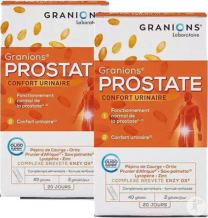 Granions Prostate 2x40ml Le 2ème -50%