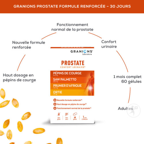 Granions Prostate Confort Urinaire 40 Gélules-2