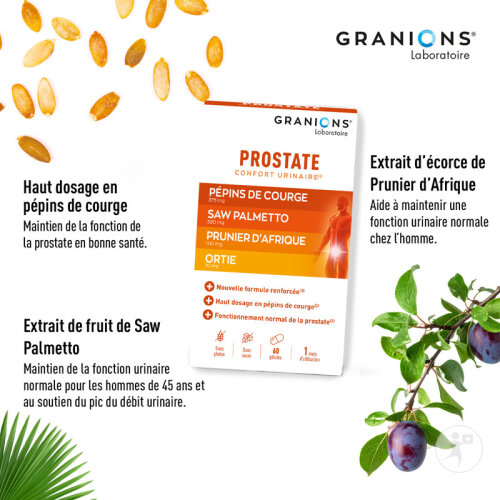 Granions Prostate Confort Urinaire 40 Gélules-3
