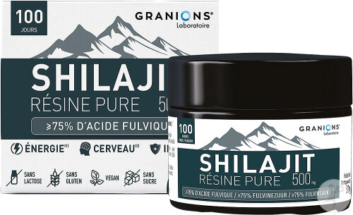 Granions Shilajit Résine 500mg Pot 50g