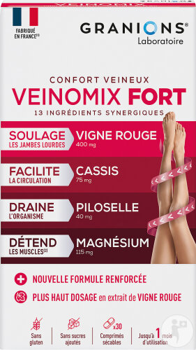 Granions Veinomix Fort Confort Veineux 30 Comprimés