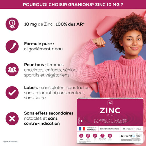 Granions Zinc 10mg 30 Ampoules-2