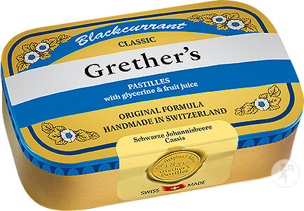 Grether's Pastilles Blackcurrant Pastilles 110g