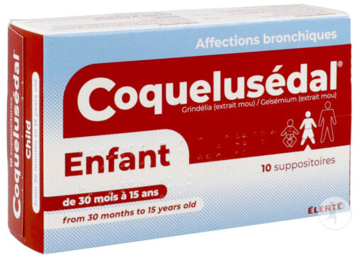 GSA Coquelusédal Enfants 10 Suppositoires