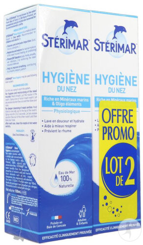 GSA Stérimar Hygiène Et Confort Du Nez 2x100ml