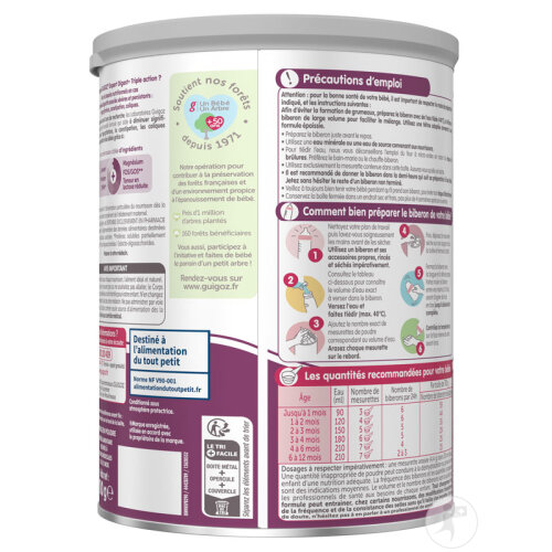 Guigoz Expert Digest+ Lait Poudre 0-12 Mois 780g-3