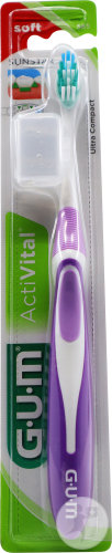 Gum  Activital Brosse A Dents Souple Ultra Compacte 1 Pièce (585)