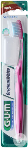 Gum  Original White Brosse A Dents Souple Compacte 1 Pièce (561)