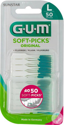 Sunstar Gum Soft-Picks Original Large 50 Pièce