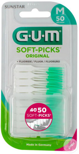 Gum Soft Picks Original Médium 50 Pièces