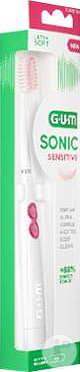 Gum Sonic Sensitive Brosse À Dents Électrique À Piles Ultra Souple 1 Pièce