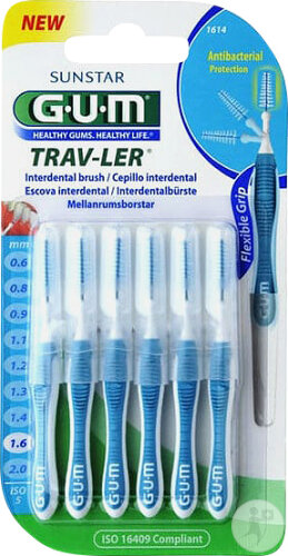 Gum Trav-Ler Brossette Interdentaire 6 Pièces