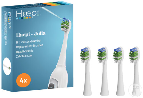 Haepi HI-Julia Brosettes Dentaires Recharges 4 Pièces