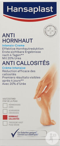 Hansaplast Crème Intensive Anti-Callosités 20% Urée Tube 75ml
