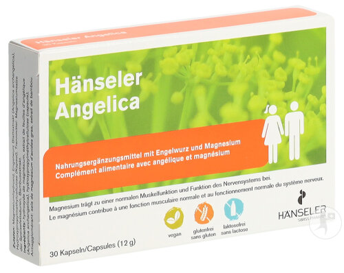 Hänseler Angelica 30 Capsules