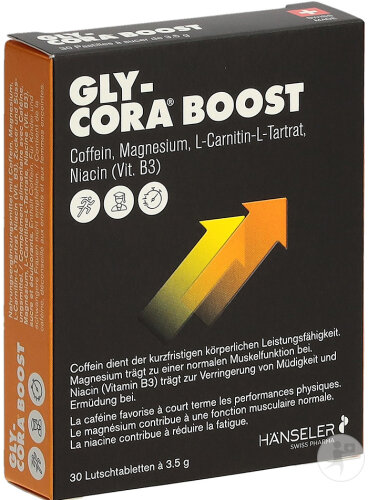 Hänseler Gly-Cora Boost 30 Comprimés À Sucer