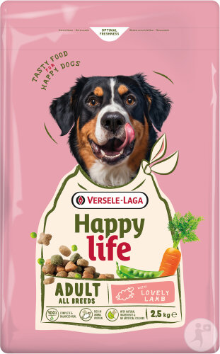 Happy Life Adult Chiens Toutes Races À L'Agneau 2,5kg