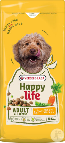 Happy Life Adult Chiens Toutes Races Au Poulet 12,5kg