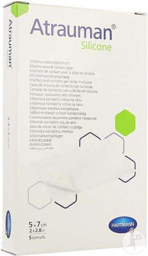 Hartmann Atrauman Silicone 5x7cm Pièces 5 (4995670)