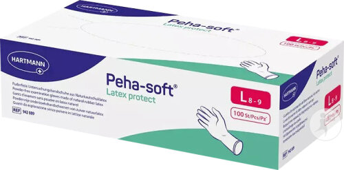 Hartmann Peha-Soft Latex Protect Gants L 100 Pièces